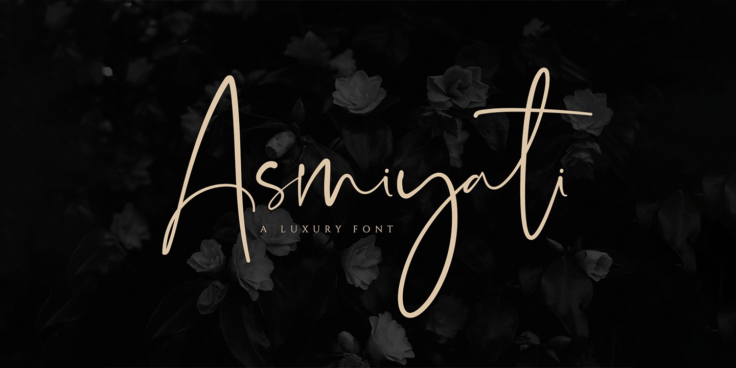 Asmiyati Font preview
